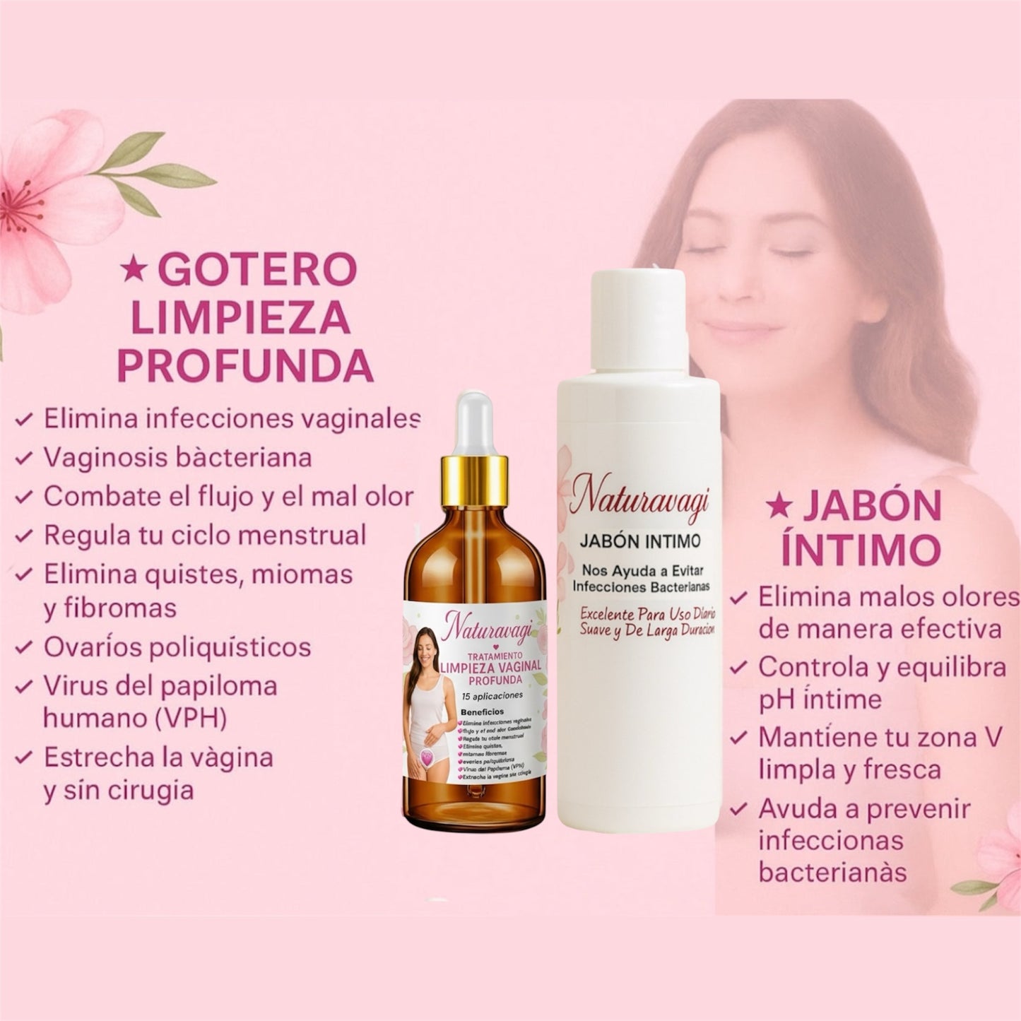 6✔️ Combo Limpieza vaginal profunda