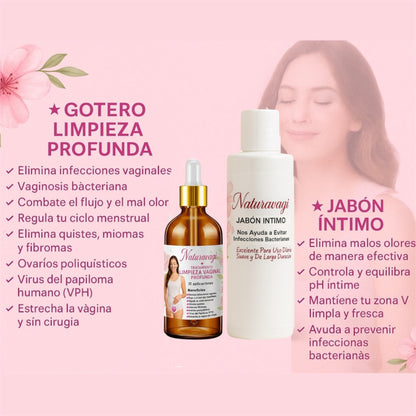 6✔️ Combo Limpieza vaginal profunda