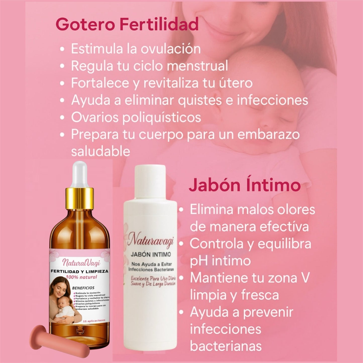 5✔️Combo Fertilidad y limpieza profunda